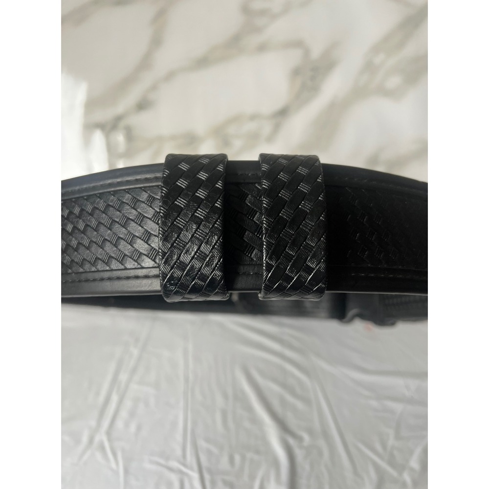 Bianchi Accumold Elite Basketweave Duty Belt with Buckle and Keepers Black